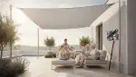 Rechteckiges Sonnensegel: Eleganter Schatten