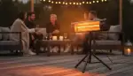 Wärme auf Knopfdruck: Terrassen Heizröhren