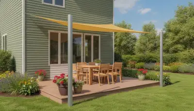 Robuste Masten für Ihr Sonnensegel