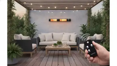 Sichere Außensteckdose für Terrassenheizstrahler
