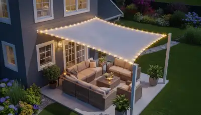 Stimmungsvolle Abende: LED Sonnensegel für Ihre Terrasse