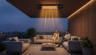 Wärme von oben: Deckenheizstrahler für die Terrasse