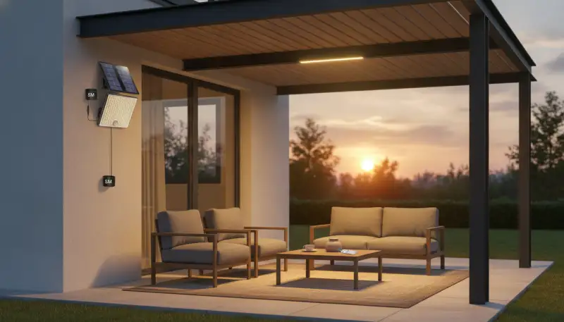 Clevere Dach-LED: Solar-Power für die Terrasse