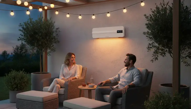 Gemütliche Abende: Wandheizstrahler für Ihre Terrasse