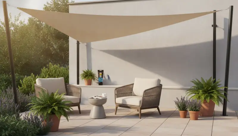 Wasserdichtes Sonnensegel: Schutz für Ihre Terrasse